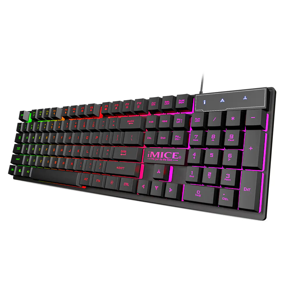 IMICE AK-600 USB Wired Mechanical Keyboard with LED